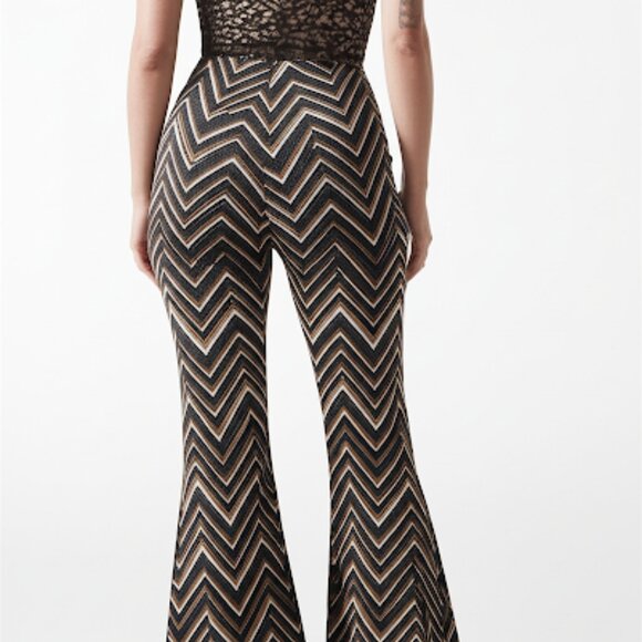 NWT Mac Jeans Boot Cut - Zig Zag Print, Size W34 L30 - Picture 10 of 10